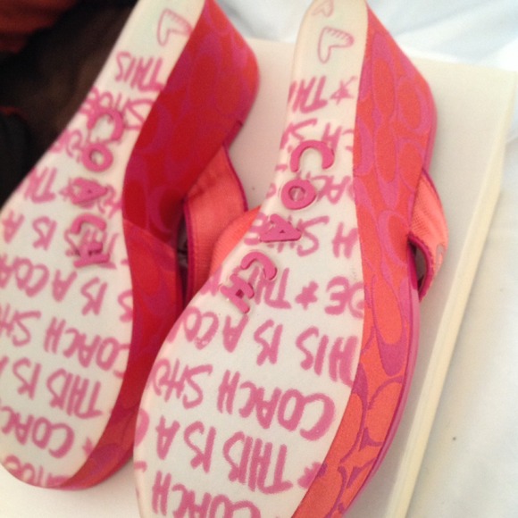 Coach wedge sandles - Picture 3 of 3