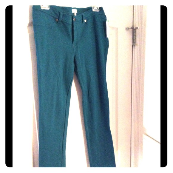 Teal leggings - Picture 1 of 2