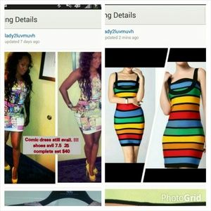 2 DRESS BUNDLE  Life Saver Bodycon & COMIC