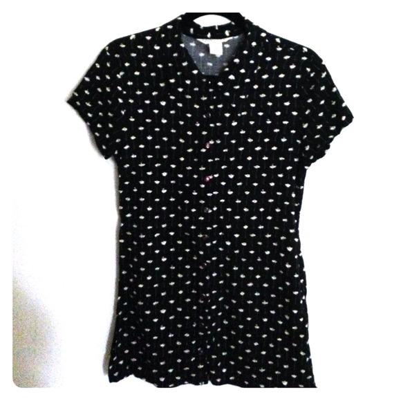 Vintage daisy print dress