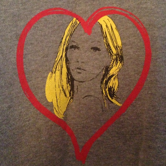 Kate Moss love sweatshirt - Picture 2 of 4