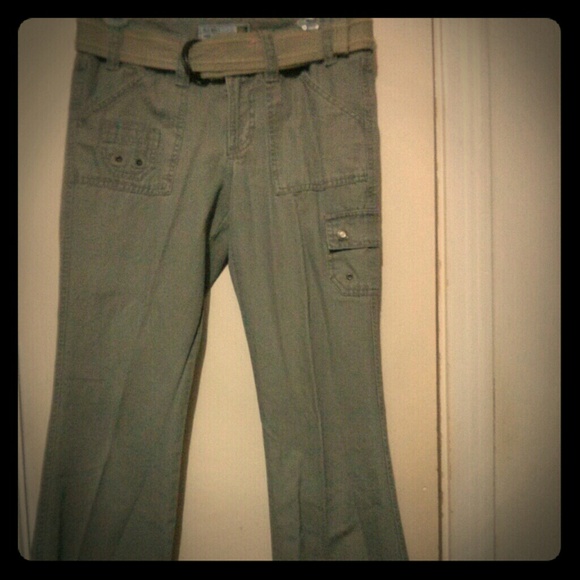 Light Green, low waist pants