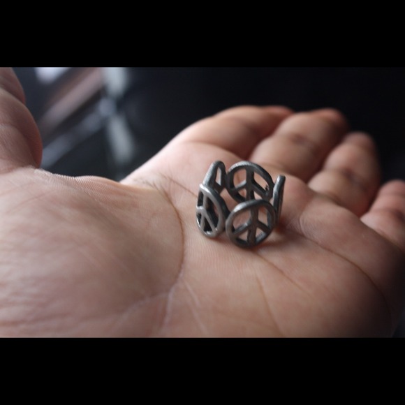 Peace Sign Ring