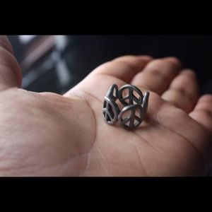 Peace Sign Ring