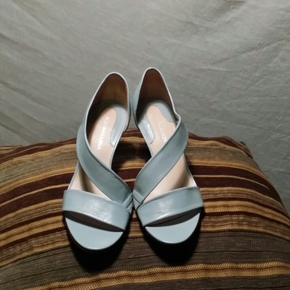 Light Blue bcbgmaxazria straps shoe
