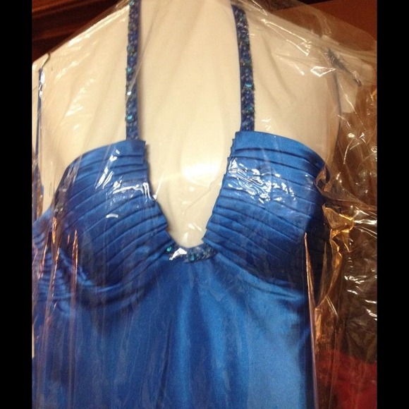 Blue Prom dress