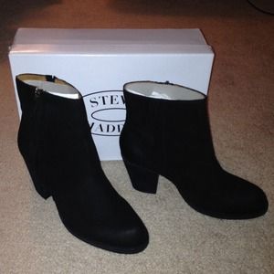 Steve Madden Black Booties