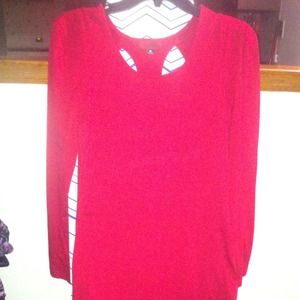 red open back dress!