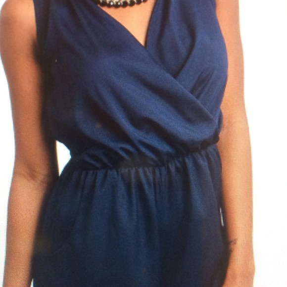 Brand New: Navy Romper