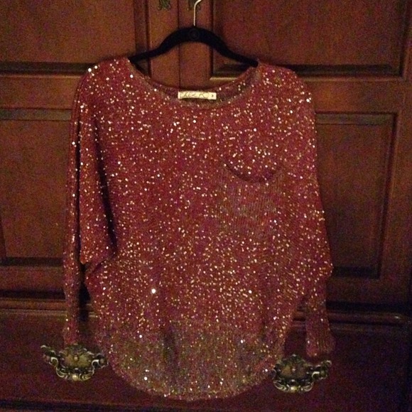 Beaded sweater