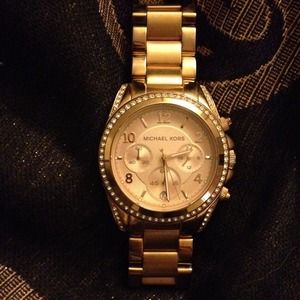 Rose gold Michael Kors watch