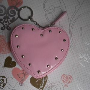Coach heart shaped wallet