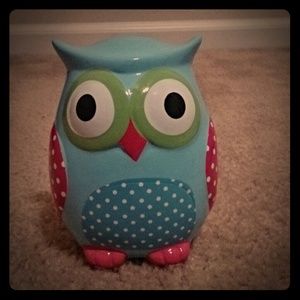 Owl coin bank