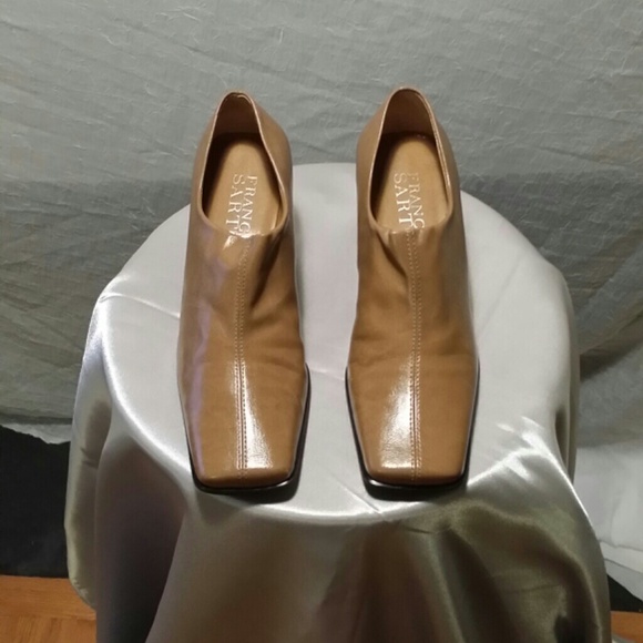 FRANCO SARTO CAMEL LEATHER SHOES