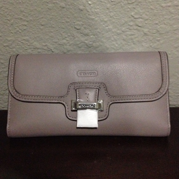 Taylor Leather checkbook wallet