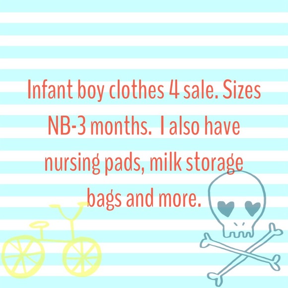 Infant boy clothes.