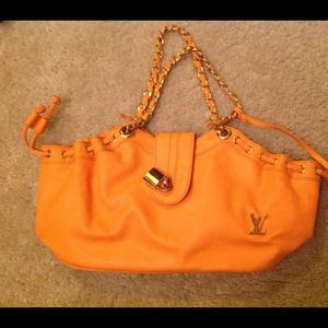 *Reduced* LV orange leather purse