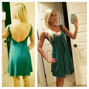 MOVING! Make offer!!! Emerald Calvin Klein dress