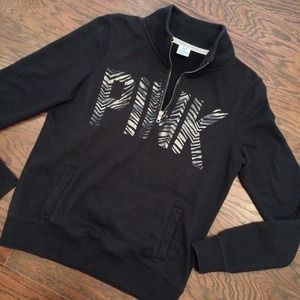 🚫SOLD🚫Victoria's Secret PiNK Half Zip💕