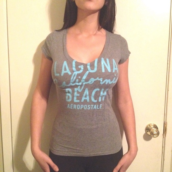 Grey and Blue Aeropostale Shirt!