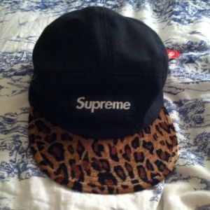 Supreme cheetah baseball cap (5 panel)
