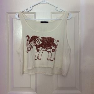 Brandy Melville Elephant Mirella Tank