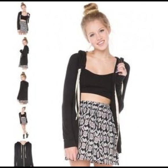 SOLD. NWT Brandy Melville Zip Up Hoodie