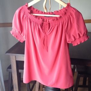🚫SOLD🚫Outback Red Peasant Blouse