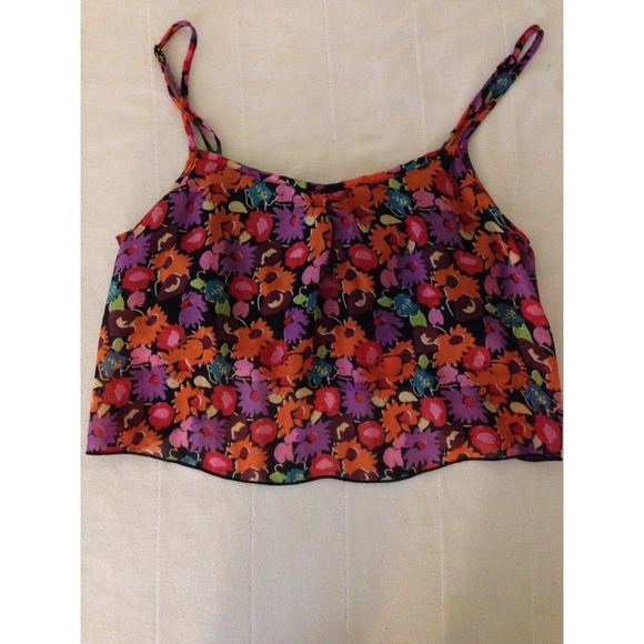 Floral crop top