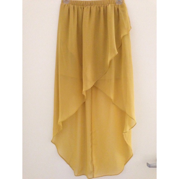 High-low skirt