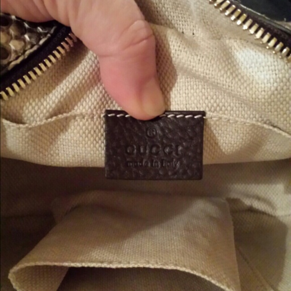 Gucci Python Disco Bag - Picture 3 of 4