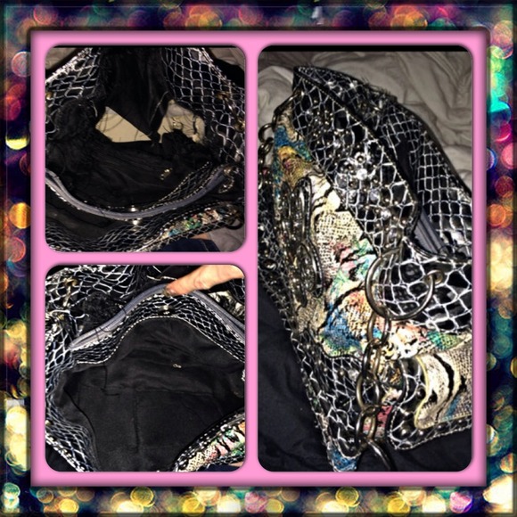 Multi-Colored Zebra Print Purse & Wallet - Picture 3 of 4