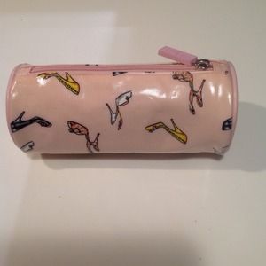 Harrods Make-up Case Purse Pink Shoes