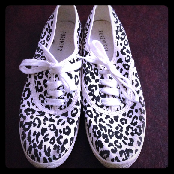 Cheetah print sneakers