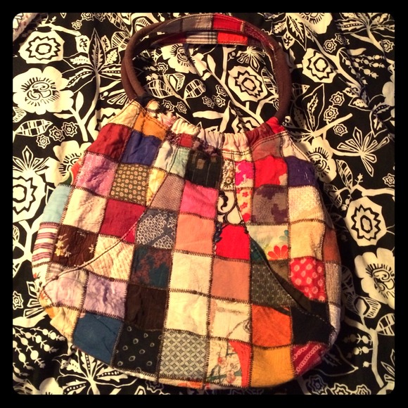 Sold!! Lucky Brand Patchwork Hobo Bag