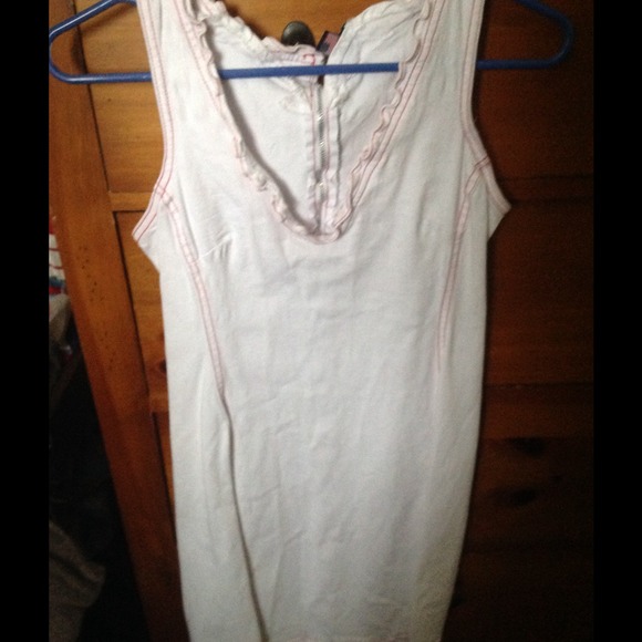 White jean dress size 4