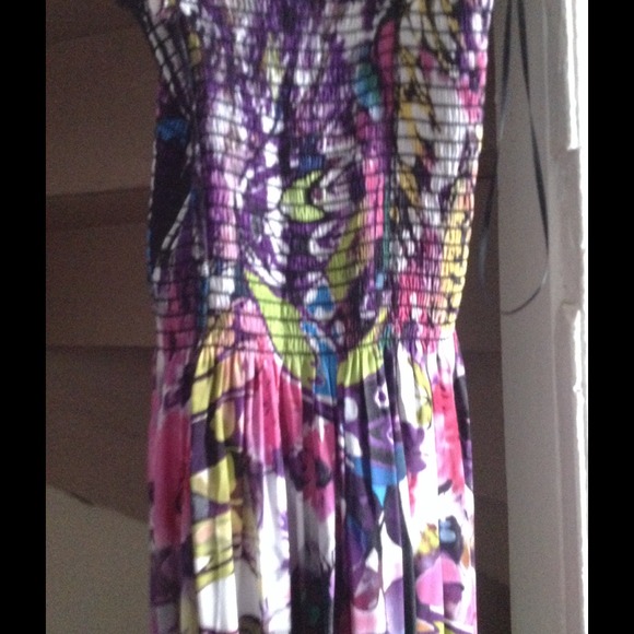 Silk maxi dress size small