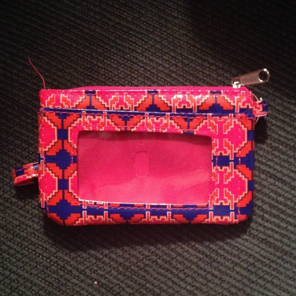 SOLD Ikat print ID zip pouch - Picture 2 of 2