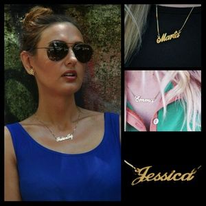 24K Gold Plated Alegro Name Necklace
