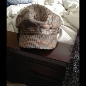 Cute color plaid hat