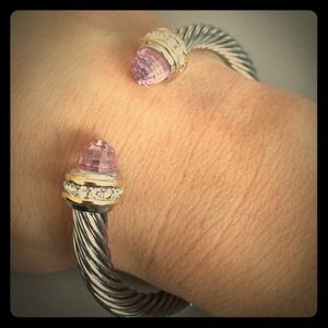 Classic Cable - Pink & Gold