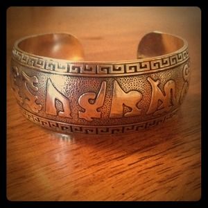 Silver plated cuff bracelet