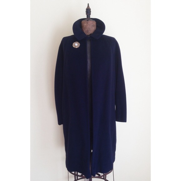 Vintage cashmere swing coat