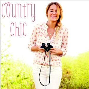 Floral Polka Dot Lauren Conrad Button Up!