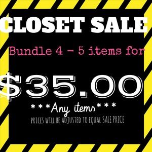 Closet bundle Sale