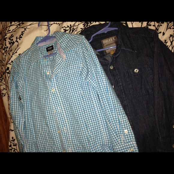 Bundle 5 button ups shirts boys size 5/6 in boys