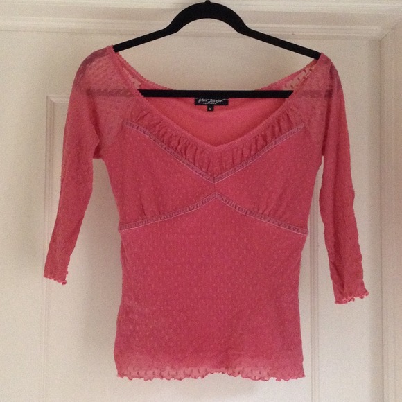 Betsy Johnson coral top
