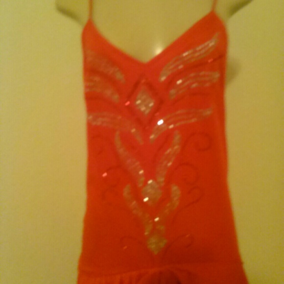 BARON LITTLE RED COCKTAIL DRESS - Picture 3 of 4