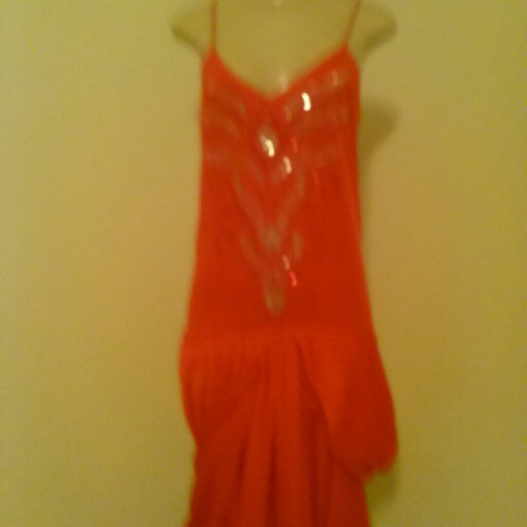 BARON LITTLE RED COCKTAIL DRESS - Picture 4 of 4