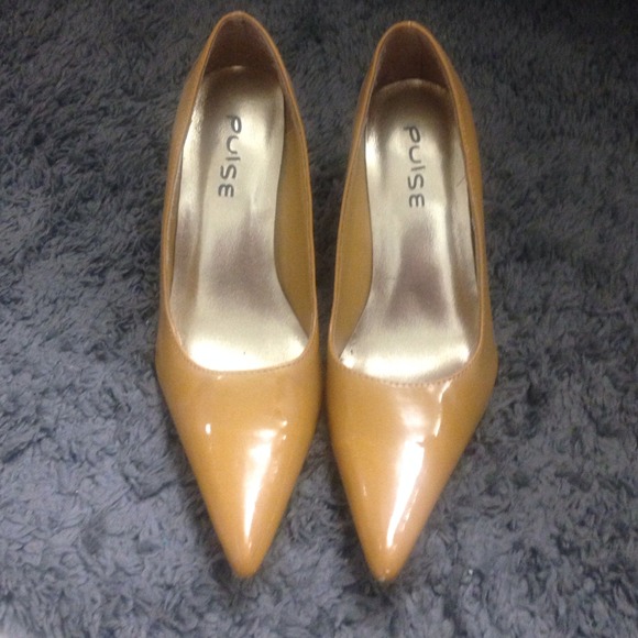 Mustard yellow heels